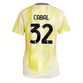 Juventus Juan Cabal #32 Borta Kläder Dam 2024-25 Kortärmad